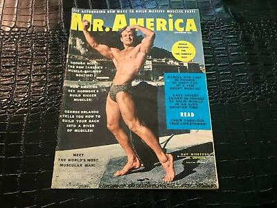 #ad NOVEMBER 1960 MR MISTER AMERICA bodybuilding magazine GUY MIERCZUK $24.99