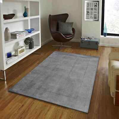 #ad Hand tufted Grey Tufted Area Carpet $279.45
