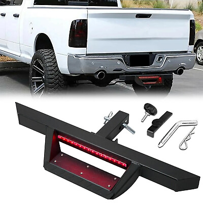 #ad 33quot;WIDE X 4quot;OD Step Bar Bumper Guard W Brake Light For 2quot; Tow Trailer Receiver $65.88