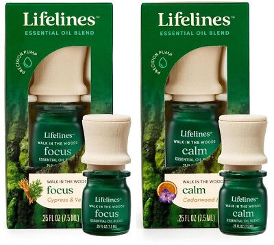 #ad 2 Pack Walk in The Woods: Calm amp; Focus Oils for Essential Oil Diffuser $9.49