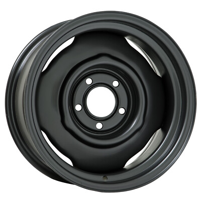 #ad Wheel Vintiques 63 5812042 63 15x8 Fits Chrysler Black 5x4.5 4.5BS $175.00