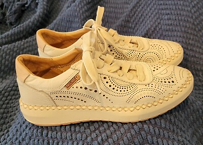 #ad Pikolinos MESINA Punched Leather Women Sneaker $69.99