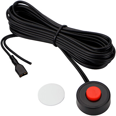 Horn Push Button with 3 Meters Wire Tactile On Off Switch for Car Horns Air Horn $9.09