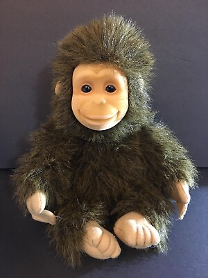 #ad 1990s Vintage Baby Monkey Boy Plush Stuffed Animal Super Cute $19.00