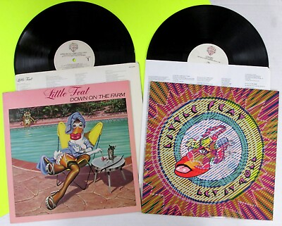#ad 2x LITTLE FEAT LPs: Down On The Farm 1979 amp; Let It Roll 1988 Excellent a5664 $23.00
