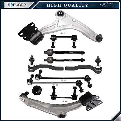 #ad Front Lower Control Arms Tie Rods Sway Bar For 2013 2018 LINCOLN MKZ FORD FUSION $166.61