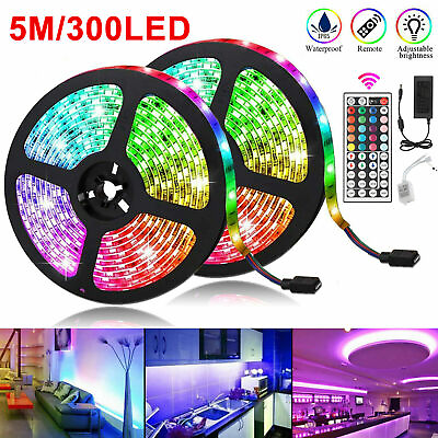 #ad Led Strip Lights 16.4ft RGB Led Room Lights 5050 Led Tape Lights Color Changing $49.99