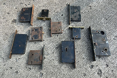 #ad Vintage Lock Door Lot Of 10 Hardware Salvage For Parts Or Repair Only $84.99