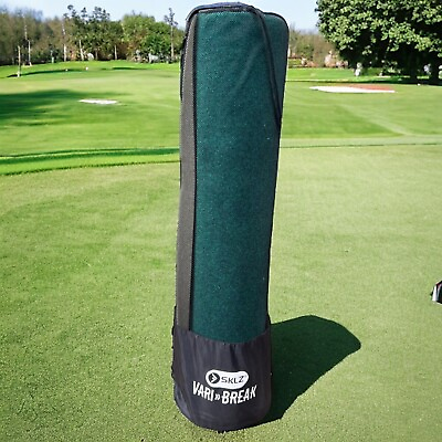 #ad SKLZ Vari Break Golf Putting Green Mat 3 Ft X 11 Ft Training Putt Pocket amp; Bag $36.00
