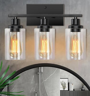 #ad Black Bathroom Light Fixtures Vanity Lights Modern Bathroom Light Over mirror $39.99