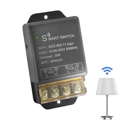 #ad 30A Smart Relay WiFi Switchfor High Electric Appliance for Home $17.24