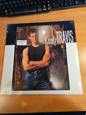 #ad ALBUM LP RANDY TRAVIS NO HOLDIN#x27; BACK WARNER BROS 1989 $25.00