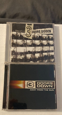 #ad 3 Doors Down 2 CD Lot The Better Life AWAY FROM THE SUN DOUBLE DISC 3 TOTAL CD $9.95