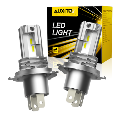 #ad AUXITO 2X H4 9003 LED Headlight Bulb Conversion Kit High Low Beam 6500K 360000LM $25.64