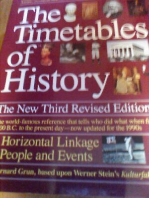 #ad The Timetables of History: A Horizontal Linkage of People and Events $5.74