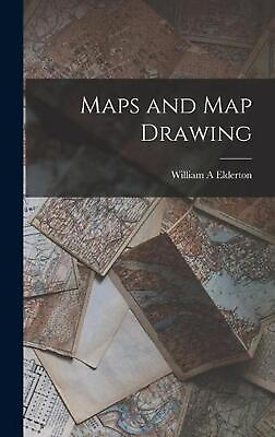 #ad Maps and Map Drawing by Elderton William A. Hardcover Book $40.78