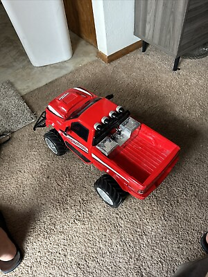 #ad New Bright Dodge Ram Monster Extreme Red RC truck Read Description $31.00