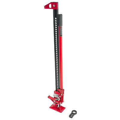 #ad 48quot; High Lift Ratcheting Off Road Utility Farm Jack 6000lbs 3Ton Capacity Red $89.59