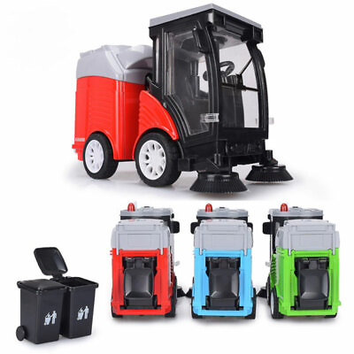 1:50 Road Sweeper Truck Toys for Boys Sanitation Vehicle Diecast Kids Toys Gift $24.26