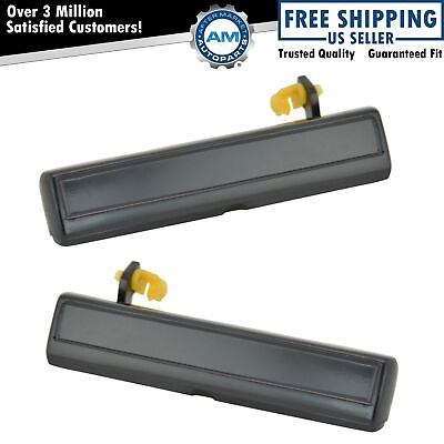#ad Door Handles Outside Exterior Black Pair Set for Buick Chevy Olds Pontiac $27.89