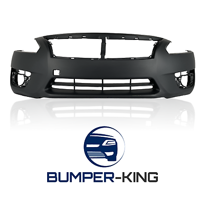 #ad BUMPER KING Primered Front Bumper Cover Fascia for 2013 2015 Nissan Altima Sedan $86.45