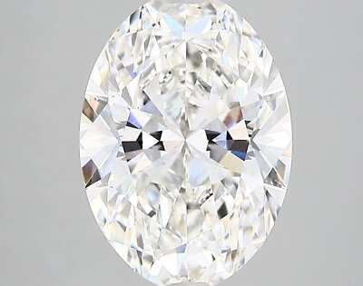 #ad Lab Created Diamond 3.35 Ct Oval F VS1 Quality Very good Cut GIA Certified $2311.50