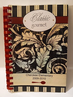 #ad Cherokee Elementary Classic Cookbook 2009 2010 Cherokee Alabama Home Recipes $19.95