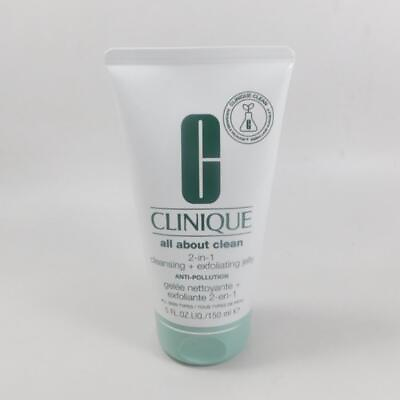 #ad Clinique All About Clean 2 IN 1 Cleansing Exfoliating Jelly 5oz 150ml *NEW* $16.14