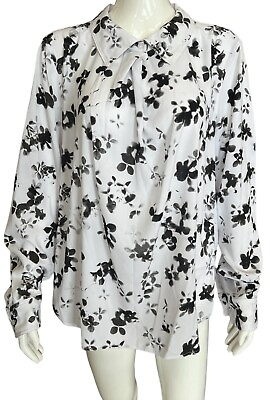 #ad Calvin Klein $79 Long Sleeves Blouse Size XL NEW WITH TAGS NWT $35.98