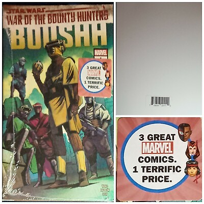 #ad Marvel Comics Star Wars War Bounty Hunters Boushh 1 SEALED Walmart Variant Cover $15.00