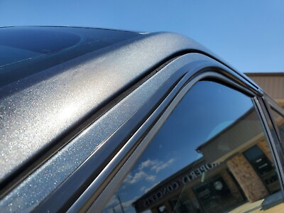 #ad DIY Side Window Rain Guard Gutter Visor Deflector For Ford Models $44.99
