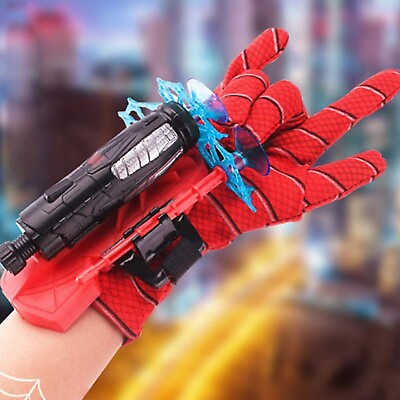 #ad Spider Man Glove Cosplay Launcher Spider String web Shooter Toys for Children $10.99