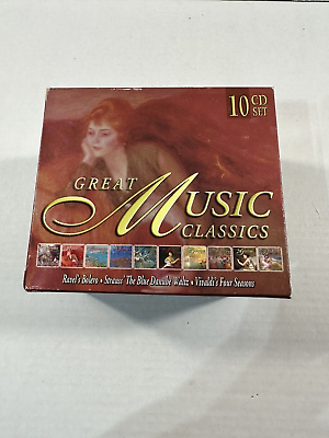 #ad Great Music Classics CD 10 CD Set $3.99