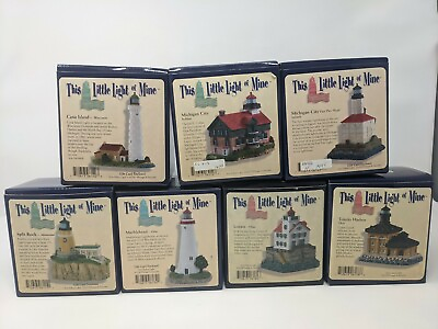 #ad This Little Light of Mine MIDWEST Lighthouse LOT Harbour Lights OH IN WI MN $94.99