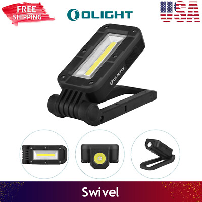 #ad Olight Swivel 400 Lumens Rechargeable COB Work Light Magnetic Cool White IPX4 $34.95