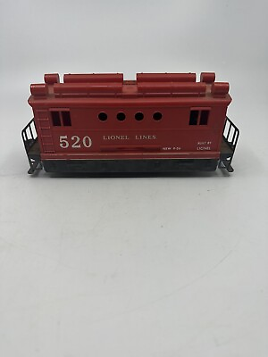 #ad Lionel Red O Gauge 520 Lionel Lines Box Cab Electric Engine Train $38.00