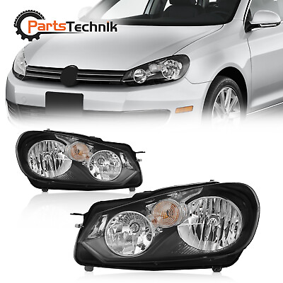#ad For 2010 2014 Volkswagen Sportwagen Golf Jetta Headlight Assembly Left amp; Right $124.99