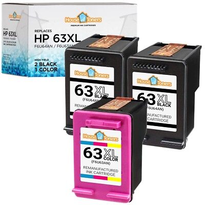 #ad Replacement HP 63 for Envy 4520 4525 4521 4526 4511 4512 4516 Ink Cartridges $14.95