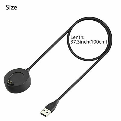 #ad USB Charger Charging Dock Cable For Garmin Vivoactive 3 3S 3T 3 Music $8.99