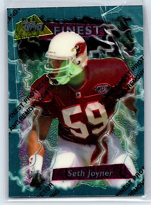#ad Seth Joyner 1995 Topps Finest Arizona Cardinals #99 With Coating $2.99