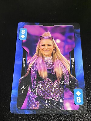 #ad 2019 Wrestling Playing WWE Card Women#x27;s Evolution Aquarius Natalya $1.85