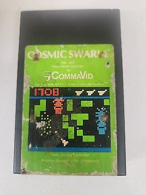 #ad Cosmic Swarm Atari 2600 1982 Cartridge Only Untested $22.95