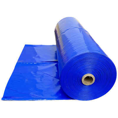 #ad Vapor Barrier Supply Polyethylene Plastic Shrink Wrap 7 mil Blue Shrink Film $246.75