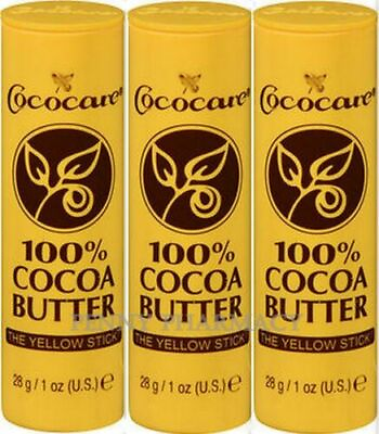 #ad Cocoa Butter Sticks 100% Pure COCOCARE 1oz 3 pack $10.99