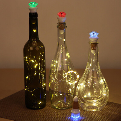 DIY LED Fairy Light USB Cork Wine Bottle Stopper Rechargeable Fairy Lights C $4.65
