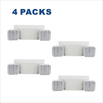 UL Listed 4 Packs Led Emergency Light Exit Signs Commercial Emergency For Home $139.99