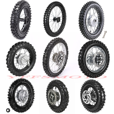 #ad 70 100 17 90 100 14 2.50 10 1.85x16 19inch Rim Wheel Tire Tyre for Pit Dirt Bike $229.27