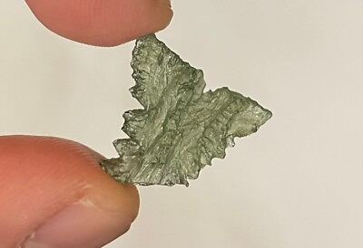 #ad Besednice Moldavite 1.39 grams 6.95 ct Grade A with Certificate of Authenticity $60.00