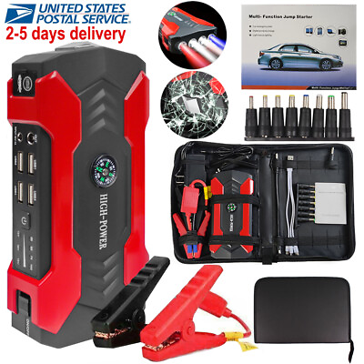 #ad #ad 99800mAh Car Jump Starter Booster Jumper Box Power Bank Battery Charger Portable $39.95