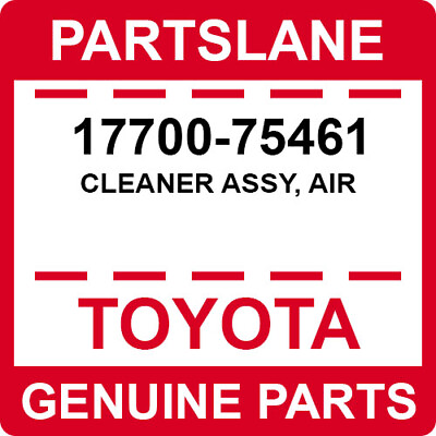 #ad 17700 75461 Toyota OEM Genuine CLEANER ASSY AIR $202.18